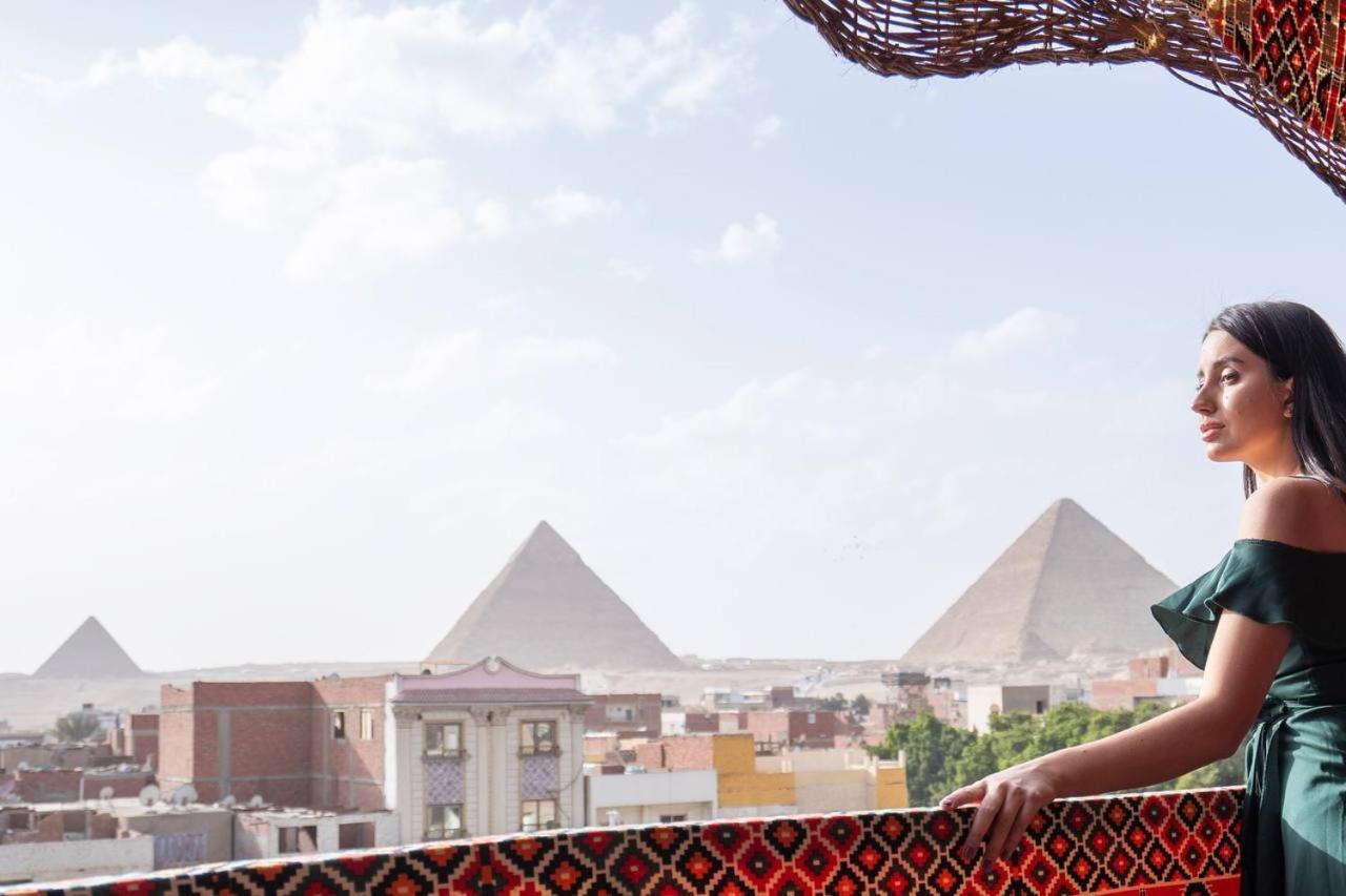 Majestic View Pyramids Inn Kafret el-Gabal Exteriér fotografie